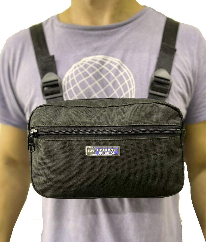 Bolsa Peitoral Tiracolo Transversal Streetwear - Foto 4