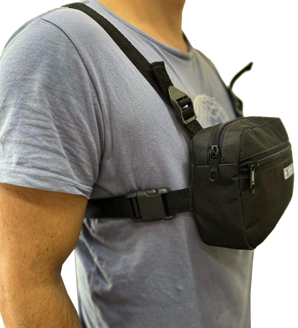 Bolsa Peitoral Tiracolo Transversal Streetwear - Foto 6
