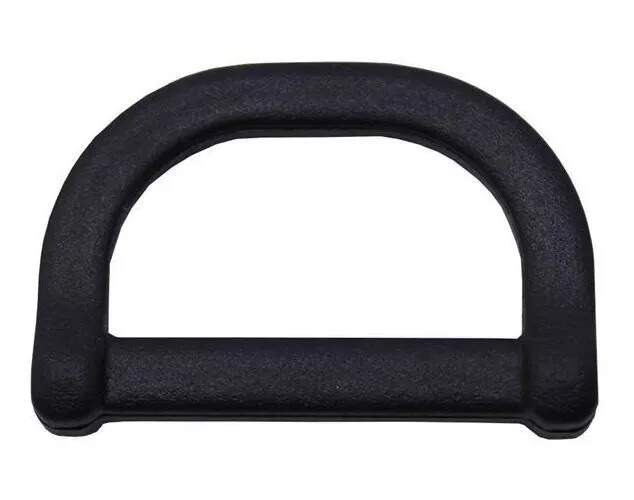 Meia Argola 30mm Arredondada em Plástico (Pacote 100 Unidades)