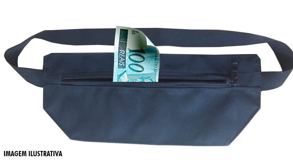 Doleira Porta Dólar e Documentos para Viagem